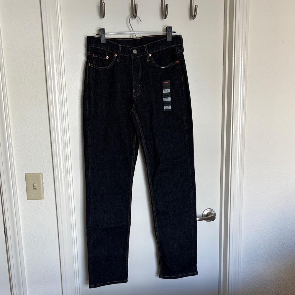 NWT Levi's 514 Straight Leg Stretch Jeans Men's 30x32 Dark Wash
